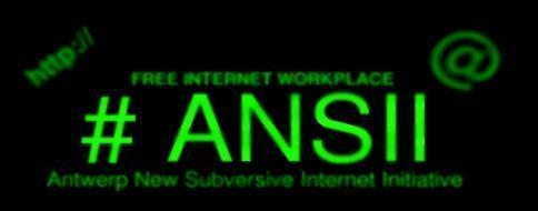 Free Internet Workplace # ANSII # Antwerpen